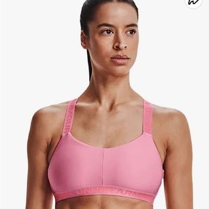 NWT Women's UA Crossback Low Sports Bra